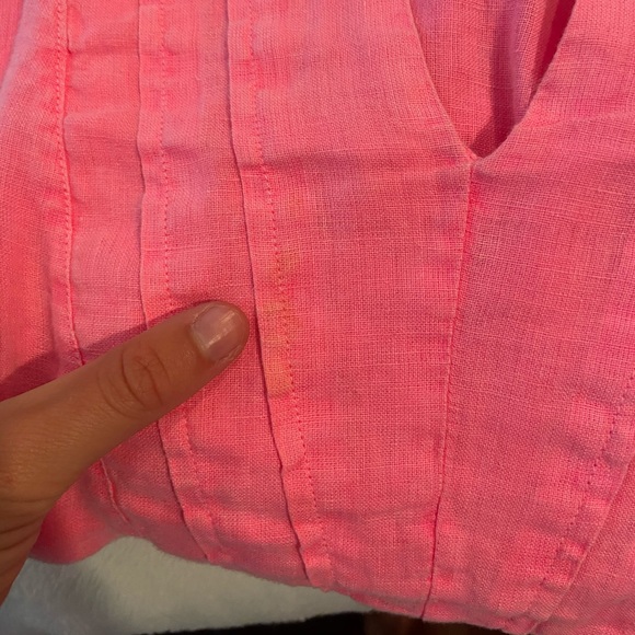 Vineyard Vines Linen Tunic Top - Picture 12 of 12